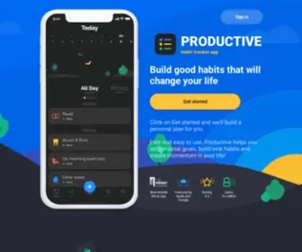 Productiveapp.io(Daily Habit Tracker) Screenshot