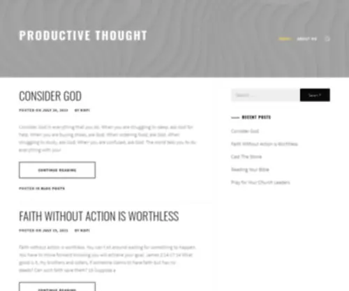 Productivethought.com(Productivethought) Screenshot