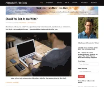 Productivewriters.com(Productive Writers) Screenshot