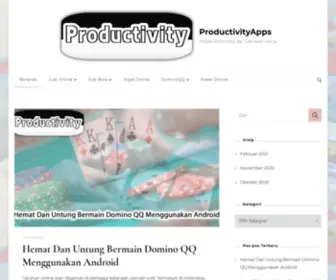 Productivityapps.org(Using smartphone) Screenshot
