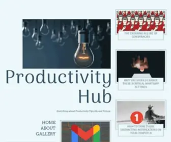 Productivityhub.org(Everything about Productivity Tips) Screenshot