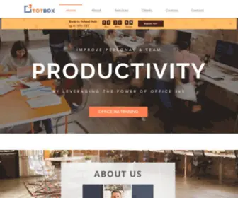 Productivitysolutions.ca(Totbox Productivity Solutions) Screenshot