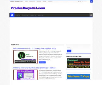 Productkeyslist.com(Final Keys) Screenshot