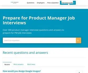 Productmanagementexercises.com(Product Management Exercises) Screenshot