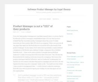 Productmanagementtips.com(Practical software product management tips) Screenshot