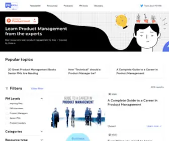 Productmanager.wiki(Best Resource to Learn Product Management for Free) Screenshot