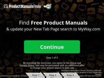 Productmanualsfinder.com(Productmanualsfinder) Screenshot