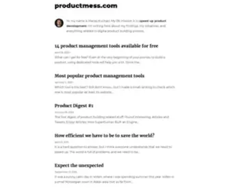 Productmess.com(Productmess) Screenshot