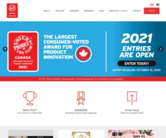 Productoftheyear.ca(The largest consumer) Screenshot