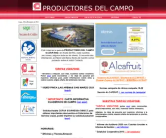 Productorescampo.com(PRODUCTORES DEL CAMPO S.COOP.AND) Screenshot