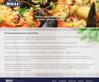 Productosbilli.com.ar(Productos Billi) Screenshot