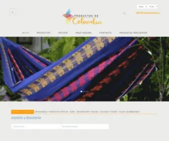 Productosdecolombia.com(Tienda en Línea de Productos colombianos) Screenshot