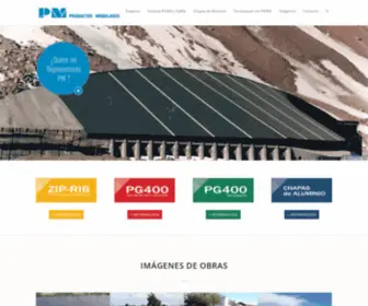 Productosmodulares.com.ar(Sistemas de Cubiertas y Revestimientos) Screenshot