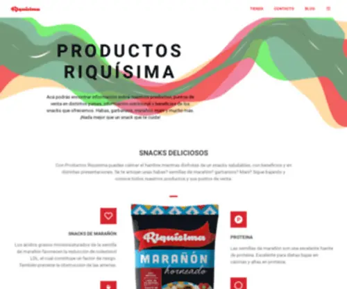 Productosriquisima.com(Productos Riquisima) Screenshot