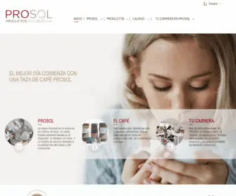 Productossolubles.com(Prosol Coffee) Screenshot