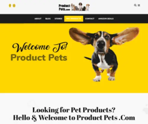 Productpets.com(Pet Products) Screenshot