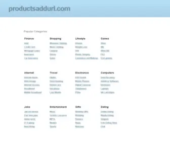 Productsaddurl.com(Products Add Url) Screenshot