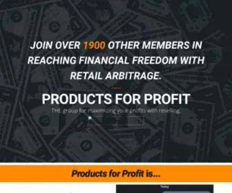 Productsforprofit.co(Products For Profit) Screenshot