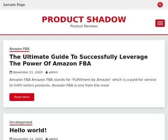 Productshadow.com(Product Shadow) Screenshot