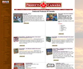 Productsofcanada.com(Products Of Canada) Screenshot