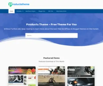 Productstheme.com(Prodcuts Theme) Screenshot