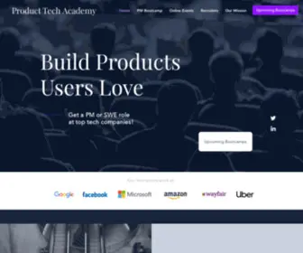 Producttechacademy.com(Product School Tech Academy) Screenshot