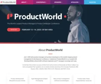 Productworld.co(The World’s Largest Product Manager & Product Developer Conference) Screenshot