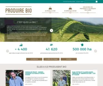 Produire-Bio.fr(Produire) Screenshot