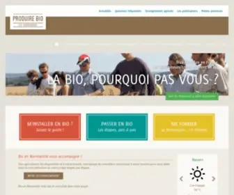 Produirebio-Normandie.org(Produirebio Normandie) Screenshot