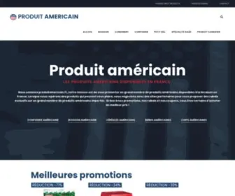 Produitamericain.fr(Les produits américains disponibles en France) Screenshot