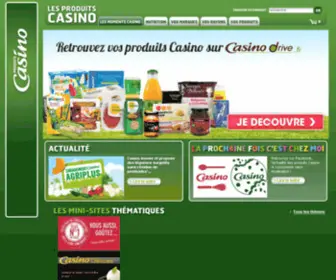 Produits-Casino.com Screenshot