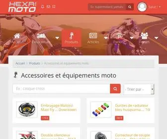 Produits-Hexa-Moto.com(Accessoires et équipements moto) Screenshot