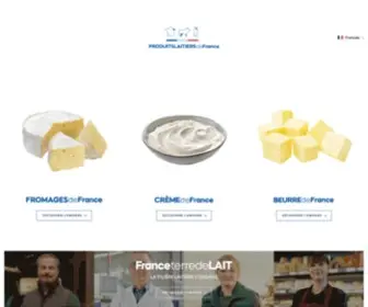 Produits-Laitiers-DE-France.com(Produits laitiers de france) Screenshot