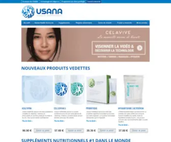 Produits-Sante-Naturels.fr(USANA France) Screenshot