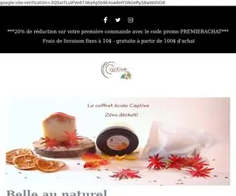 Produitscaptive.com(Produits de beaut) Screenshot