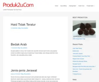 Produk2U.com(Home) Screenshot