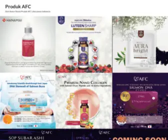 Produkafc.net(Distributor Resmi Produk AFC Lifescience Indonesia) Screenshot