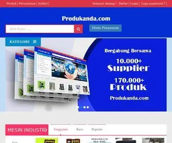 Produkanda.com(Portal B2B Indonesia) Screenshot