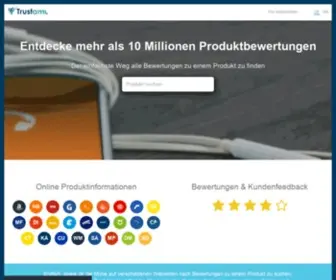 Produktbewertungen.org(Trustami) Screenshot