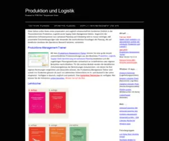 Produktion-UND-Logistik.de(Produktion und Logistik) Screenshot