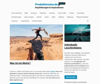 Produktorama.de(Empfehlungen) Screenshot