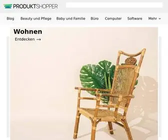 Produktshopper.de(Ihr online Einkaufszentrum) Screenshot