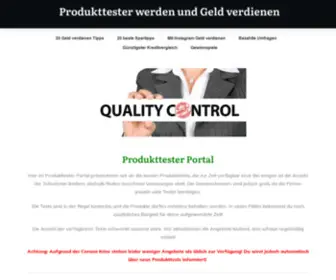 Produkttester-Gratisproben.com(Produkttester werden) Screenshot