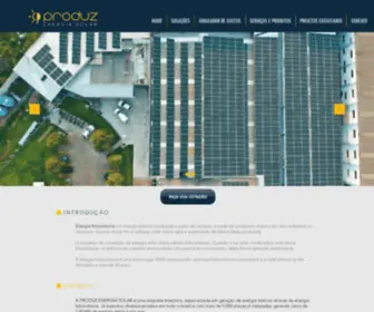 Produzenergia.com(Energia Solar) Screenshot