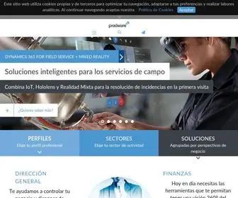 Prodware.es(Proveedor soluciones de gesti) Screenshot