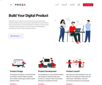 Prodx.live(Homepage) Screenshot