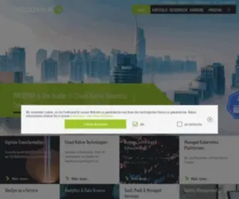 Prodyna.com(IT Beratung und Entwicklung) Screenshot