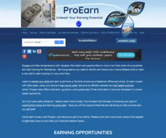 Proearnja.com(Proearn) Screenshot