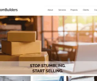 Proecombuilders.com(Ecommerce Consulting) Screenshot