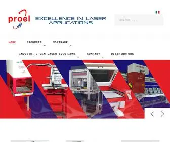 Proel-Laser.com(Laser Cutting Machine) Screenshot